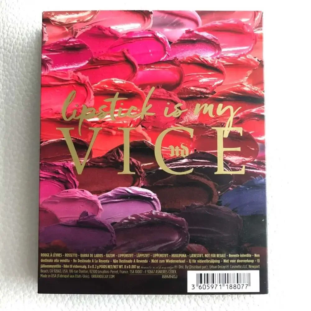 Urban Decay Vice Lipstick 8shades Sample